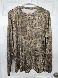Gamehide Camo T-Shirt Mens L RealTree Xtra Wicking Performance Hunting Outdoors - Picture 1 of 3