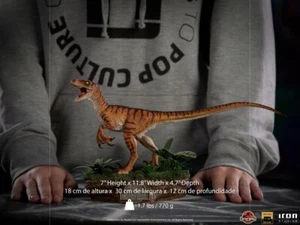 Iron Studios Jurassic Park Lost World Velociraptor Deluxe Art Scale 1/10 Statue - Picture 1 of 10