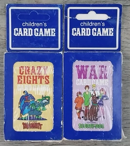 NEW! VTG HOYLE SCOOBY DOO WAR CARD GAME + DYNOMUTT CRAZY EIGHTS - Picture 1 of 5