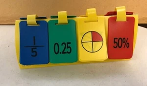 Ed Tech Äquivalenz umgedreht PROZENT/DEZIMALZAHLEN/BRÜCHE Homeschool/Klassenzimmer LN - Bild 1 von 3