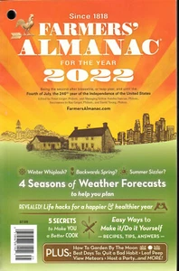 Farmers Almanac for the Year 2022 Magazine, 4 Seasons of Weather Forecasts * - Picture 1 of 1