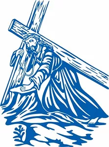 Jesus Christ Savior GOD Bible Lord Cross Car Truck Window Vinyl Decal Sticker - Picture 1 of 2