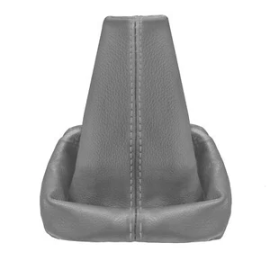 Schaltsack für VW Passat 3B 3BG B5 Schaltmanschette 1996-2005 100% Leder Grau - Afbeelding 1 van 6