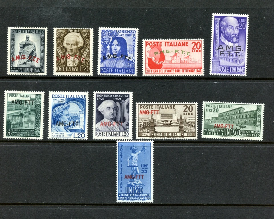 Италия-Триест #45\\70 (I032) Comp наборы 1949-1950, M, H, FVF, CV$137.75 - Изображение 1 из 1