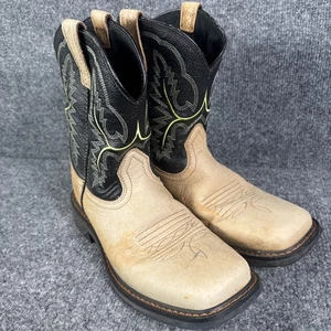 Ariat Kinder Jugend Jungen Größe 5,5 WorkHog XT breite eckige Zehenpartie Leder Arbeitskleidung Stiefel - Bild 1 von 14