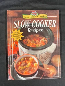 Slow Cooker Recipes Easy Home Cooking 1997 Cookbook Comfort Foods - Picture 1 of 2