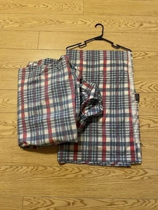 Vintage Ralph Lauren BOATHOUSE Multi Twin Flat & Fitted Red White& Blue 2pc - Picture 1 of 5
