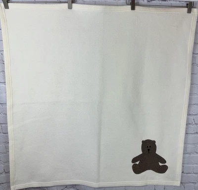 Детское одеяло BABY GAP кремовый медведь цвета слоновой кости крем шерпа плюшевый браннан - Изображение 1 из 3