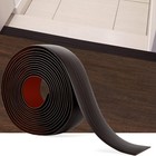 16.4Ft Floor Transition Strip Self Adhesive Vinyl Cover 5cm, 16.4Ft, Brown