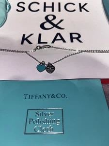 Tiffany & Co. Kette – Silber 925 – mit 2 Herzen - Bild 1 von 5