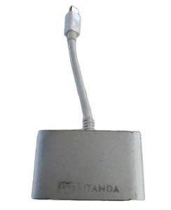 Itanda ITD Gray Mini DisplayPort DP to VGA Female Video Display Cable Adapter - Picture 1 of 3