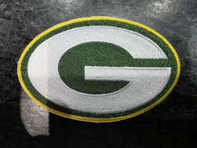 AWARENESS VINYL Green Bay Packers 3.75" Iron /Sew On Embroidered Football Logo NFL