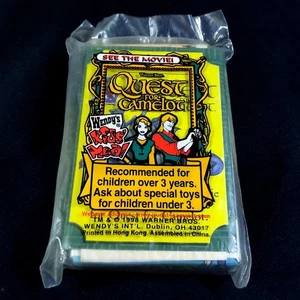 Wendy's Quest for Camelot Go Fish Card Game Kids Meal Vintage (1998) NEW Sealed - Picture 1 of 2