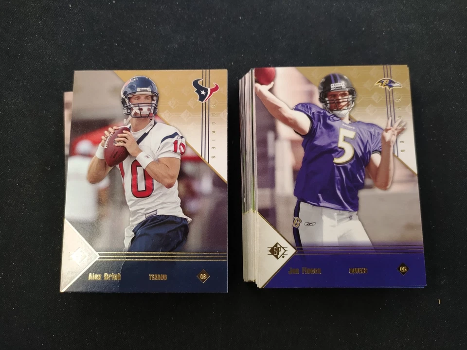 2008 SP Rookie Edition Football (Rookies 101-150 only) (J. Flacco & M. Ryan RCs) - Image 1 of 1