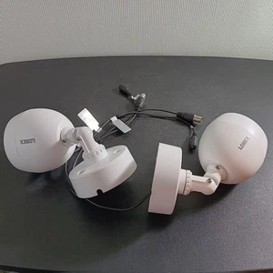 Pair Of Lorex C883DA 4K Ultra HD Active Deterrance Security Cameras - Picture 1 of 8