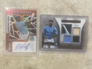 Randy Arozarena Lot(2)-2024 Museum Collection Relic/15!&Mosaic Prizm Auto🔥SEA - Bild 1 von 2