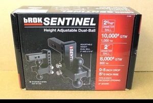 BROK SENTINEL 51398 Height Adjustable Dual-Ball Hitch / 2" and 2-5/16" Diameter - Picture 1 of 1