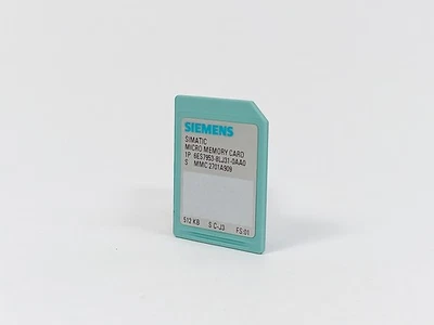 Siemens 6ES7953-8LJ31-0AA0 512KB Memory Card - Image 1 of 3