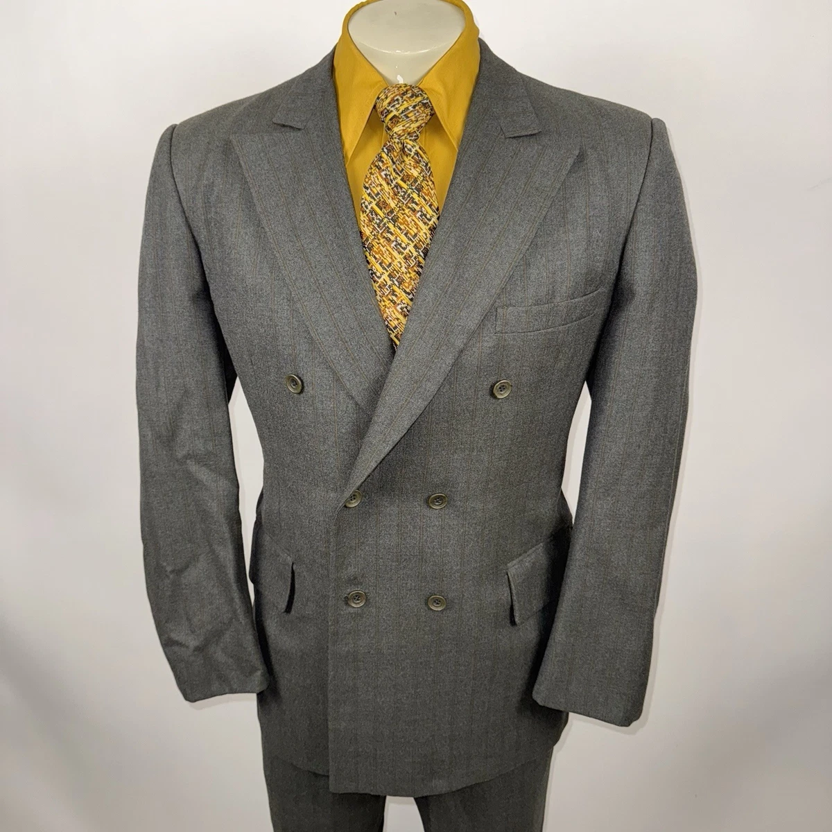Vintage Double Breasted Suit In Men's Vintage Suits for sale | eBay