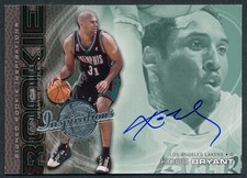 2001-02 Upper Deck Inspirations KOBE BRYANT Auto Shane Battier RC #/275 Rare SP