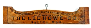 VERY RARE 1800's HD Lee Hardware Advertising Clothing Guide Board Salina KS - Picture 1 of 16