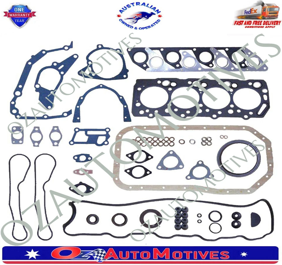 GASKET KIT 4D56 8V FITS MITSUBISHI EXPRESS P05V, P15V Van 2.5 D 2477cc 1988-2003 Foto 1 de 3