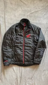 Honda Jacket Racing Motorcycle Black Red Logo - Picture 1 of 7