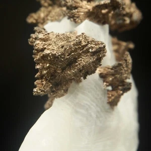NATIVE SILVER, CALCITE- Bouismas Mine, Zagora Province - MOROCCO AT64 - Picture 1 of 9