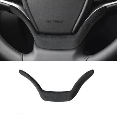 Para Lexus ES300 350 19-24 Negro Gamuza Coche Interior Volante Tipo U Cubierta Borde Foto 1 de 4
