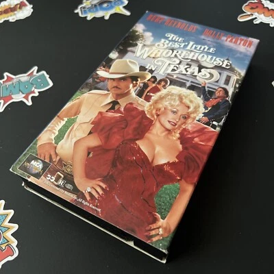 Best Little Whorehouse in Texas 1982 VHS Rare Orig HTF OOP Comedy Musical - Image 1 of 4