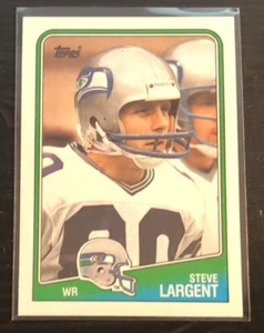 Fútbol Steve Largent 1988 Topps #135 Seahawks - Imagen 1 de 2