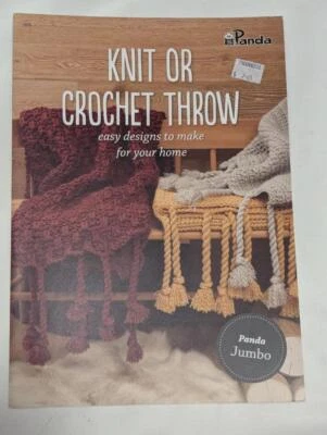 Panda 809 Jumbo- Knit or Crochet Throw Rug  Crochet   Knitting Patterns - Image 1 of 2