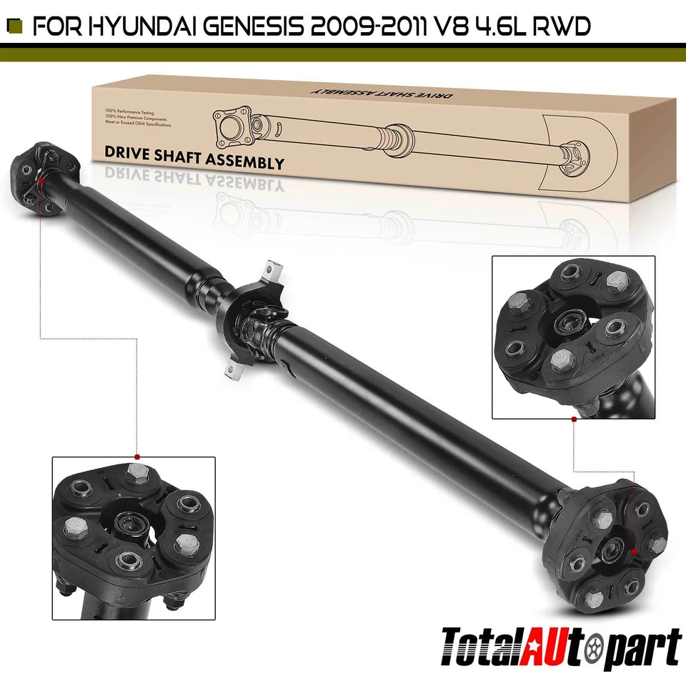 Conjunto de eje de transmisión para Hyundai Genesis 2009 2010 2011 V8 4,6 L tracción trasera lateral Foto 1 de 4