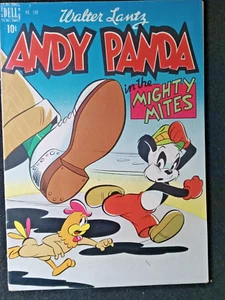 Dell Cuatro Colores #198 ANDY PANDA Sólido En muy buena condición Septiembre 1948 Edad de Oro Temprana Belleza - Imagen 1 de 3
