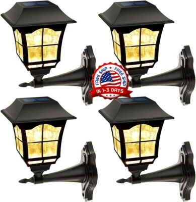 Lamparas Luces Solares Para Exteriores Inalambricas LED Luz De Pared Foto 1 de 4