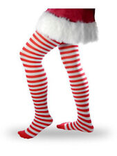 Rubie's - Adult Tights: Red And White Striped