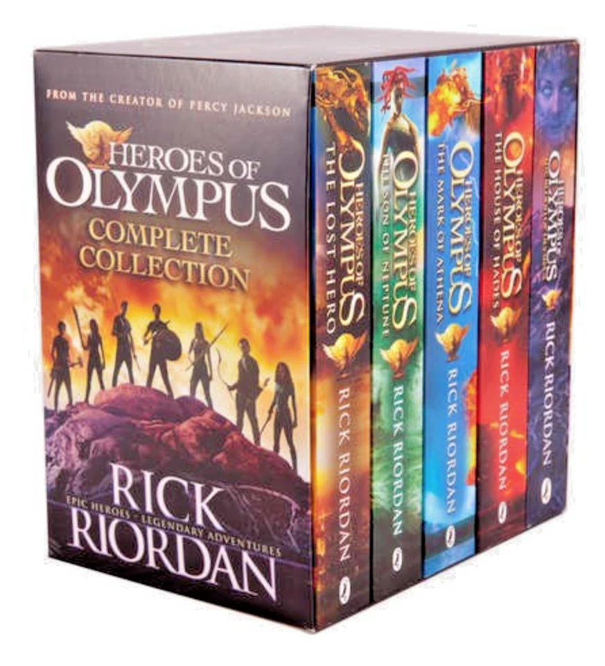 NEW Heroes of Olympus 5 Books Collection Gift Boxed Set by Rick Riordan! - image 1 of 1