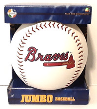 Atlanta Braves MLB Jumbo Baseball 8" x 7" NEW by Football Sports