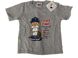 MLB Boston Red Sox Future Plans T-Shirt Größe 4T grau Mondo Sport neu mit Etikett - Bild 1 von 4