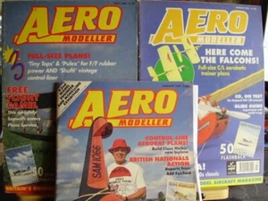 JOB LOT X 9  AEROMODELLER MODEL AIRCRAFT MAGAZINES 1993  SOME  PLANS SEE BELOW - Bild 1 von 10