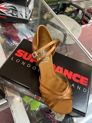 1403R Supadance Swarovski buckle Latin Shoes 2.5" Flare heel,Size:6.5R(UK:4.5R) - Image 1 of 3