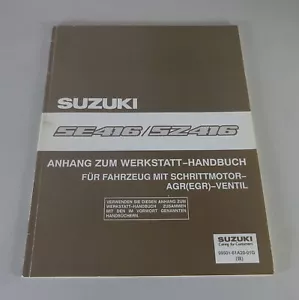 Manuale Di Officina Aggiuntivo Suzuki Vitara SE 416 / Vitara X-90 SZ 416 01/1996 - Foto 1 di 1