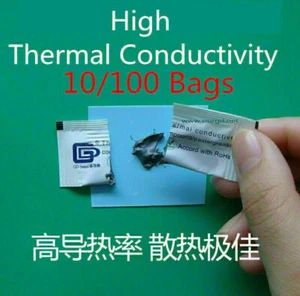 Lot of 100 PCS Thermal Grease Paste Heatsink Compound For CPU GPU Cooling-USA - Afbeelding 1 van 1