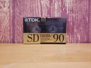 TDK SD 90 HIGH (CrO2) CINTA DE CASETE DE AUDIO EN BLANCO POSICIÓN II. NUEVO PRECINTADO - Imagen 1 de 5