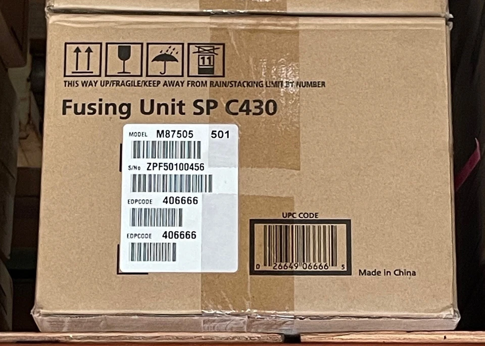 406666 RICOH FUSING UNIT SP C430 - Image 1 of 1