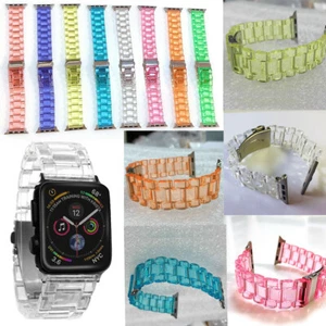 Für Apple Watch Series 7 6 5 4 3 2 Kunststoff PC Band Armband Ersatzgürtel - Bild 1 von 31