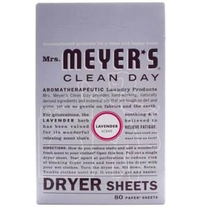 Hojas secadoras Mrs Meyers lavanda de día limpia - 80 quilates - CADA UNA - Imagen 1 de 3