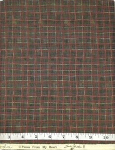 Pieces From My Heart Sandy Gervais BTY Moda Fabrics Cotton Sew Quilt Craft Plaid - Picture 1 of 3