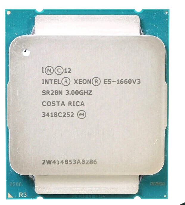 Intel Xeon E5-1660 v3 SR20N 3.0GHz 20MB 8-Core LGA2011-3 CPU Processor - Image 1 of 1