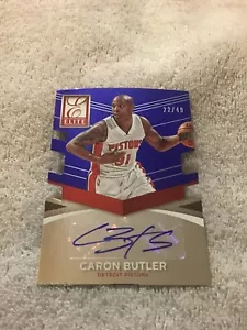 2014-15 Panini Donruss CARON BUTLER Elite Die Cut Autografo Detroit Pistons - Foto 1 di 5